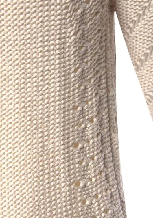 New LASCANA Ajourpullover Sand