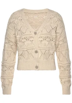 New Ajourstrickjacke Jacken & Mantel