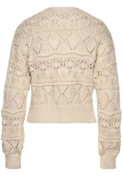 New Ajourstrickjacke Jacken & Mantel