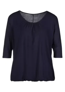 Discount LASCANA 3/4-Arm-Shirt Navy