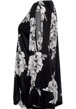 Best LASCANA 3/4-Arm-Shirt Schwarz-Weis-Bedruckt