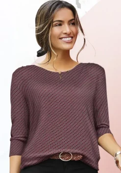 Hot Vivance 3/4-Arm-Shirt Beere