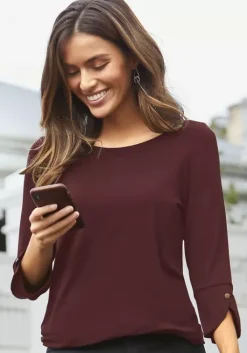 Vivance 3/4-Arm-Shirt Beere