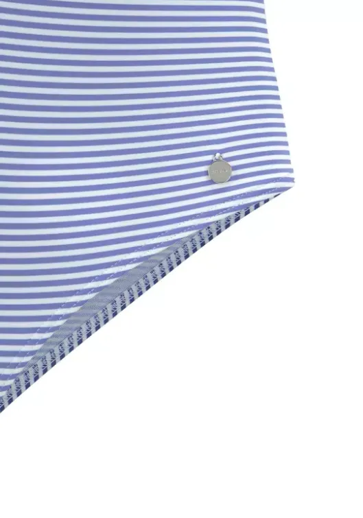 New LASCANA Badeanzug Gestreift-Blau-Weis