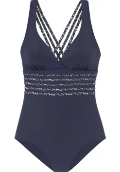 New LASCANA Badeanzug"Adele" Marine-Leo