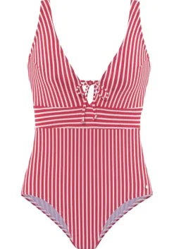 Clearance s.Oliver Badeanzug"Seer" Rot-Weis