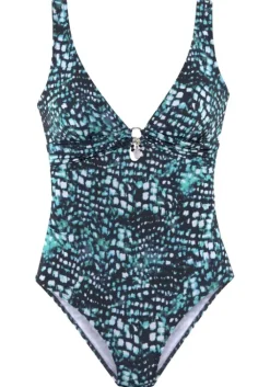 Clearance Bruno Banani Badeanzug"Taki" Marine-Bedruckt