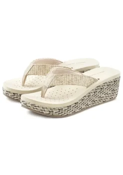 Hot Venice Beach Badezehentrenner Beige