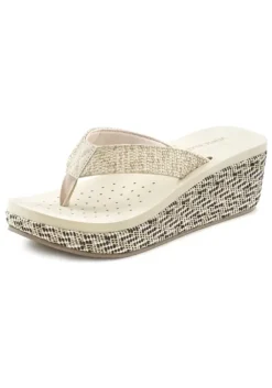 Hot Venice Beach Badezehentrenner Beige