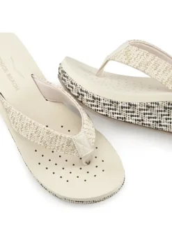 Hot Venice Beach Badezehentrenner Beige