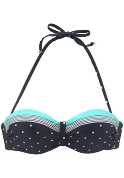 New LASCANA Bandeau-Bikini-Top"Monroe" Marine-Turkis