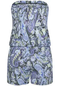 Sale LASCANA Bandeauoverall Blau-Bedruckt