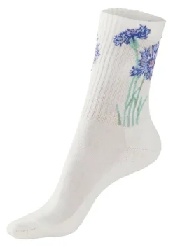 Outlet LASCANA Basicsocken 4X Ecru