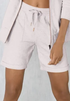 Discount Bench. Bermudas"-Kurze Sweathose" Beige-Meliert