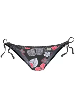 Hot Buffalo Bikini-Hose"City" Schwarz-Bedruckt