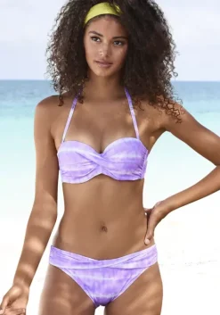 Best s.Oliver Bikini-Hose"Enja" Lila-Weis