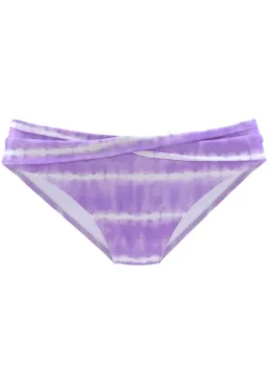 Best s.Oliver Bikini-Hose"Enja" Lila-Weis