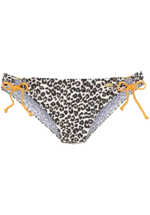Clearance Buffalo Bikini-Hose"Kitty" Braun-Bedruckt