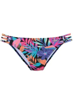 Outlet Bench. Bikini-Hose"Pitch" Schwarz-Bedruckt