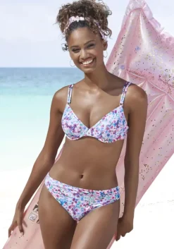 s.Oliver Bikini-Hose"Scatter" Lila-Bedruckt