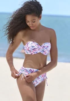 Online s.Oliver Bikini-Hose"Scatter" Lila Bedruckt