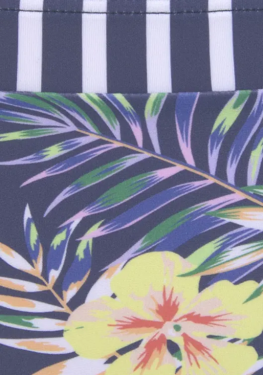 Sale Venice Beach Bikini-Hose"Summer" Marine-Zitrone