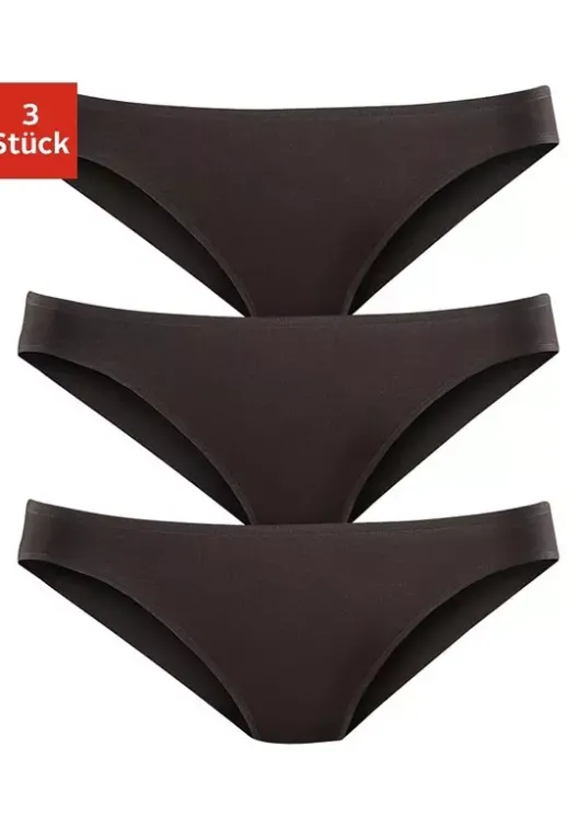 Outlet LASCANA Bikinislip Schwarz