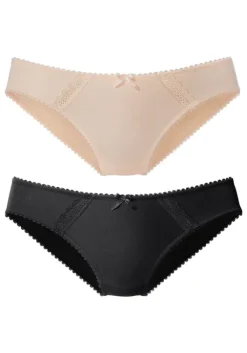 Outlet Nuance Bikinislip Toffee+Schwarz