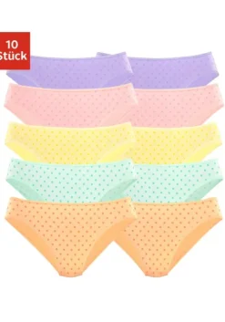 Clearance petite fleur Bikinislip Lila, Rosa, Gelb, Grun, Orange