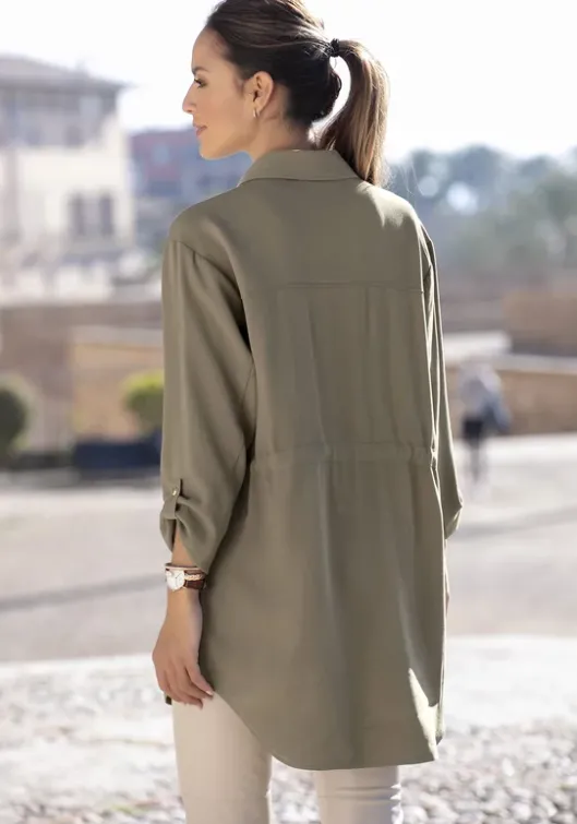 Clearance LASCANA Blusenjacke Khaki