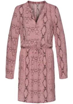 Hot Buffalo Blusenkleid Rose-Bedruckt