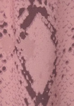 Hot Buffalo Blusenkleid Rose-Bedruckt