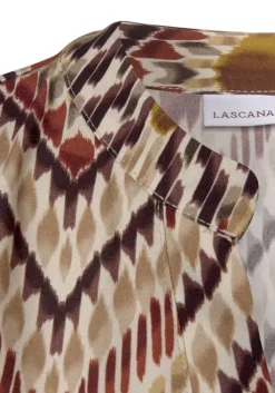 Online LASCANA Blusentop Braun-Bedruckt