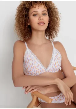 Clearance LSCN by LASCANA Bralette Weis Bedruckt
