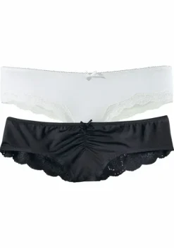 Online LASCANA Brasilslip Schwarz, Weis