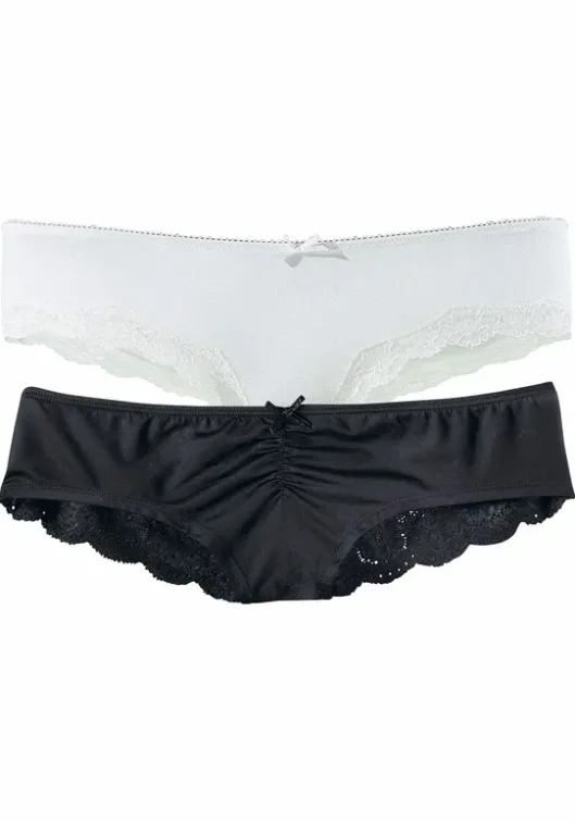 Online LASCANA Brasilslip Schwarz, Weis