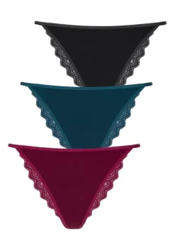 Online LASCANA Brasilslip Bordeaux, Petrol, Schwarz