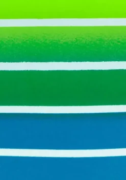Best Venice Beach Bugel-Bandeau-Bikini Turkis-Gestreift