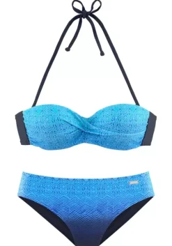 Outlet LASCANA Bugel-Bandeau-Bikini"Iris" Blau
