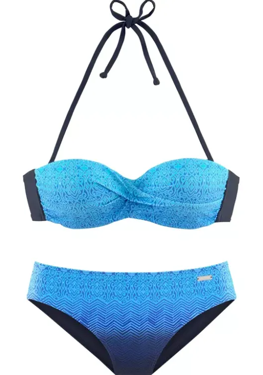 Outlet LASCANA Bugel-Bandeau-Bikini"Iris" Blau