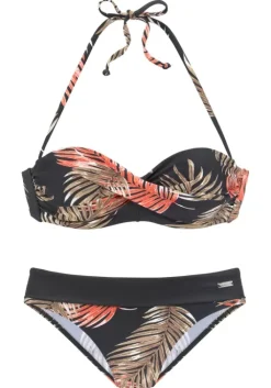 Bugel-Bandeau-Bikini"Leaf" Bandeau-Bikinis
