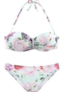 Hot Bugel-Bandeau-Bikini"Rose" Bandeau-Bikinis