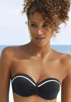 Clearance Vivance Bugel-Bandeau-Bikini-Top"Lorena" Schwarz