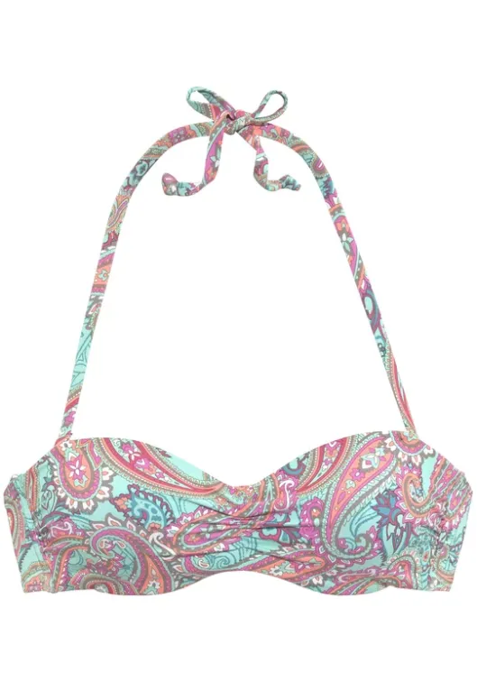 Bugel-Bandeau-Bikini-Top"Paislee" Bandeau-Bikinis