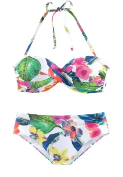 Hot Bugel-Bandeau-Bikini"Tropic" Bandeau-Bikinis