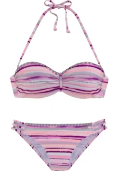 Best Bugel-Bandeau-Bikini"Violet" Bandeau-Bikinis