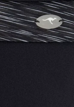 New KangaROOS Bugel-Bikini Schwarz-Bedruckt