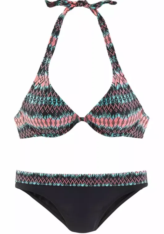 Clearance Homeboy Bugel-Bikini"Brice" Schwarz-Rosa