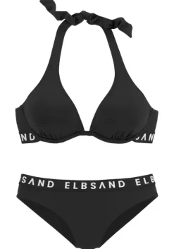 Online Elbsand Bugel-Bikini"Edith" Schwarz