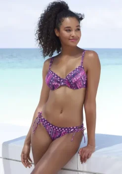 Best s.Oliver Bugel-Bikini"Medley" Magenta Bedruckt